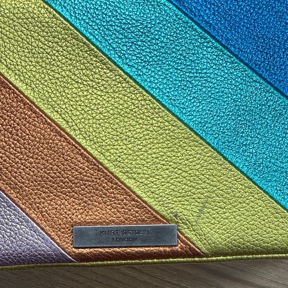 Kurt Geiger Kensington Purse Multicolor Chain Strap Women's Bag - Picture 7 of 7